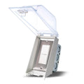 Eurofase EFSWWPS Stainless Steel Eurofase Efswwps Flush Mount Single Duplex Stack Switch With Weatherproof Cover And Gang Box Image 1