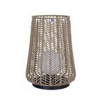 Eurofase 46629-012 Matte Black Elice, Outdoor, 22'', Matte Black, Brown Rope Image 3