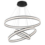 Eurofase 37090-012 Matte Black Forster, Chandelier , 3-light, 60'', Matte Black Image 5