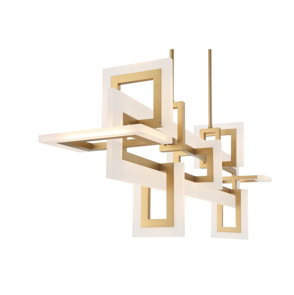 Eurofase 45719-011 Matte Gold Inizio, Chandelier , 48'', Matte Gold Image 2