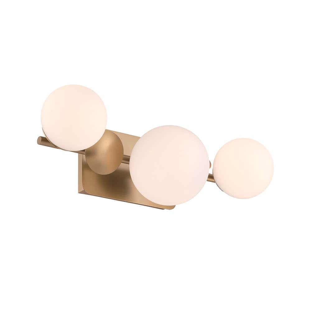 Eurofase 49085-013 Gold Vine, Vanity, 3lt, Gold, Opal Glass Image 3