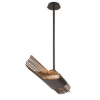 Eurofase 43866-014 Matte Black Umura, Chandelier , 2-light, 49'', Matte Black Image 5