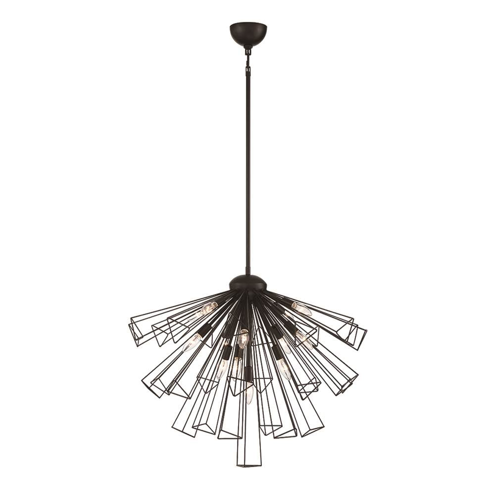 Eurofase 43863-013 Matte Black Dendelio, Chandelier , 13-light, 30'', Matte Black Image 4