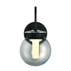 Eurofase 47195-011 Powder Coat Black Caswell, Outdoor, 11'', Powder Coat Black, Smoked Glass Image 5