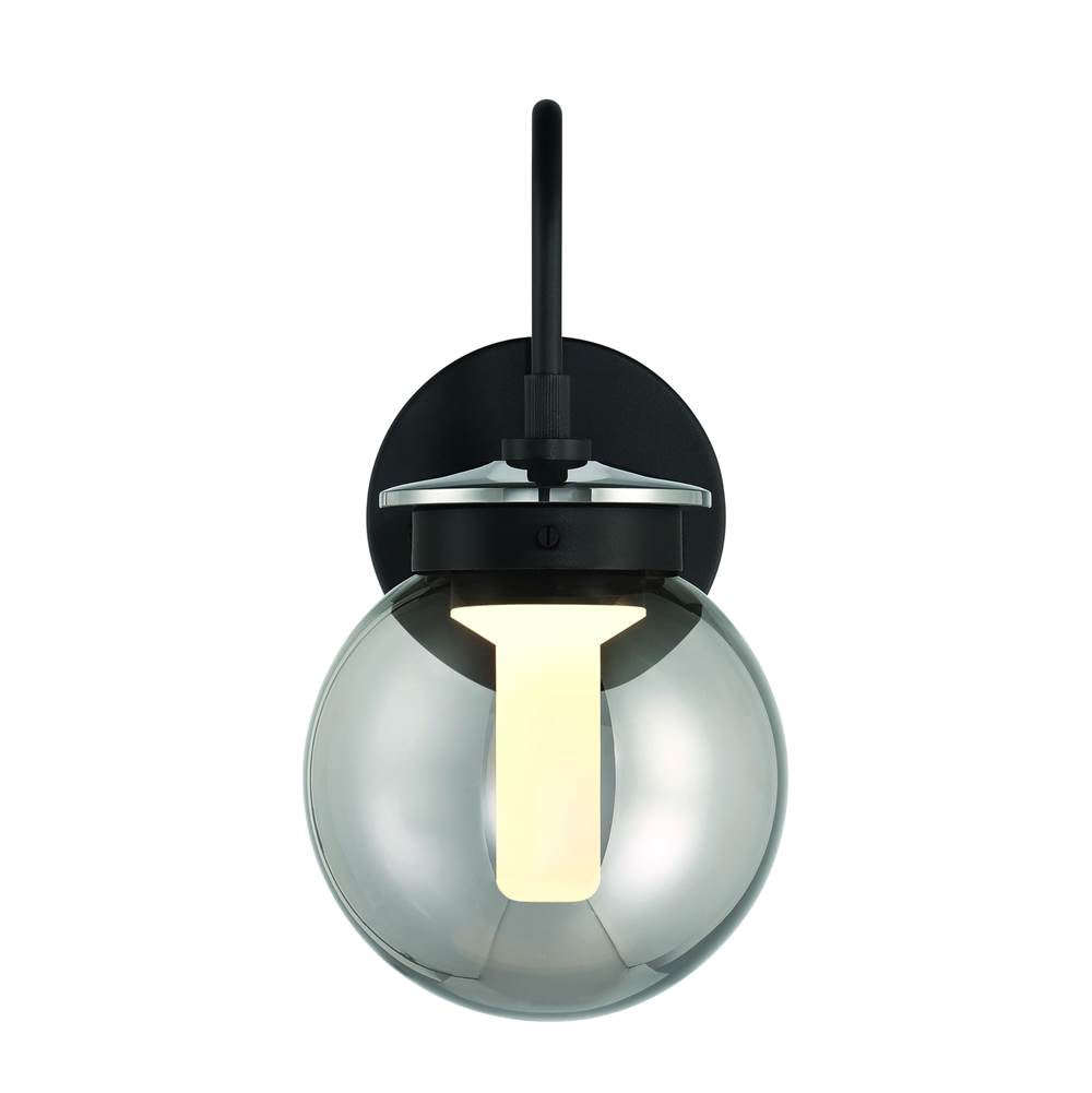 Eurofase 47195-011 Powder Coat Black Caswell, Outdoor, 11'', Powder Coat Black, Smoked Glass Image 5