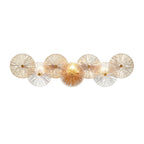 Eurofase Sue Anne Sue-anne, Vanity, 30'', Matte Gold, Clear-amber Glass