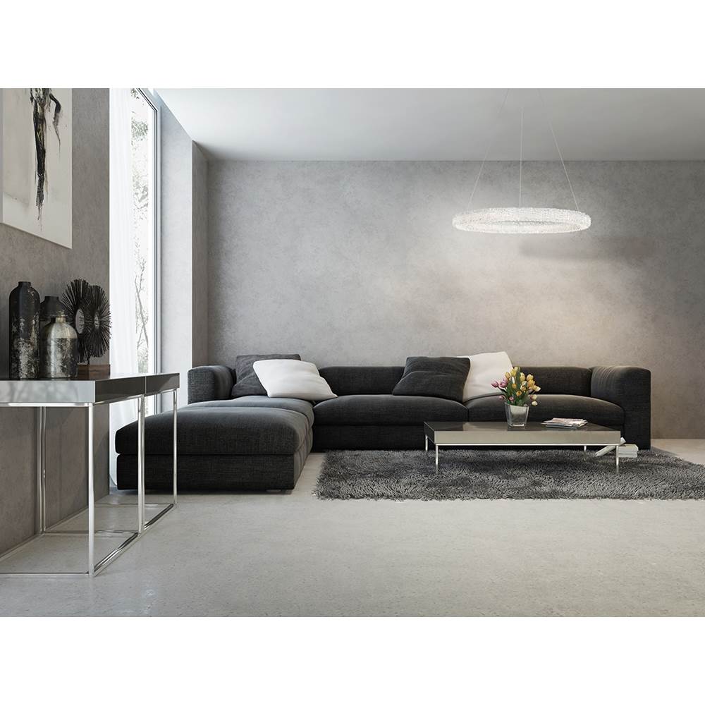 Eurofase 34153-017 Chrome Sassi, Chandelier , 27'', Chrome Image 1