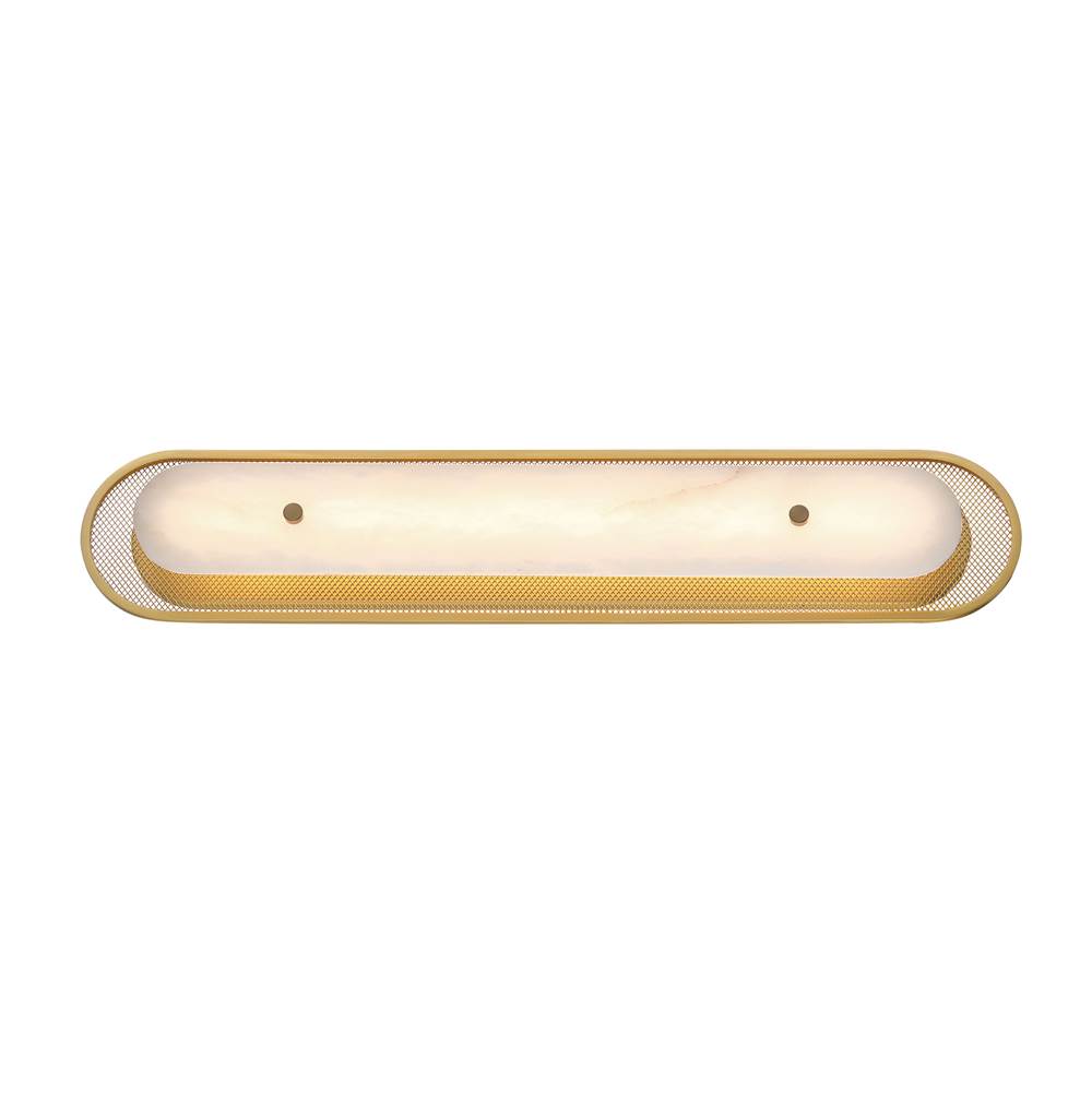 Eurofase 49174-021 Gold Tramore, Wall Sconce , 30'', Gold, Alabaster Image 5
