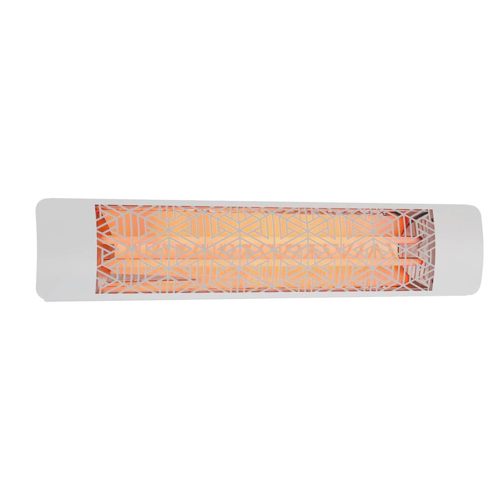 Eurofase EF40240W3 White Eurofase Ef40240w3 Dual Element 39 Inch 4000 Watt Electric Patio Heater Image 1