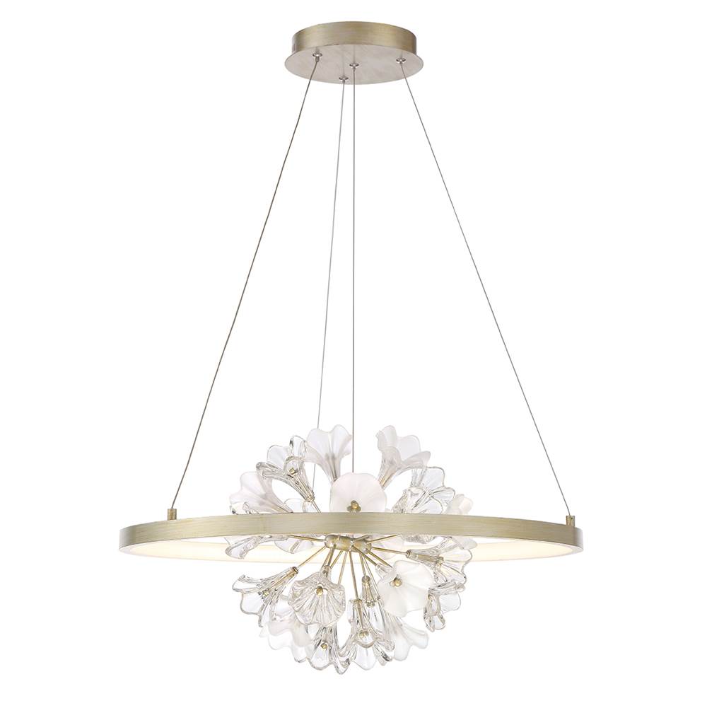 Eurofase 37342-012 Brushed Silver Clayton, Chandelier , 26'', Brushed Silver Image 2