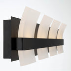 Eurofase 35656-023 Matte Black Cambridge, Vanity, 4lt, 29'', Matte Black, White Acrylic Image 4