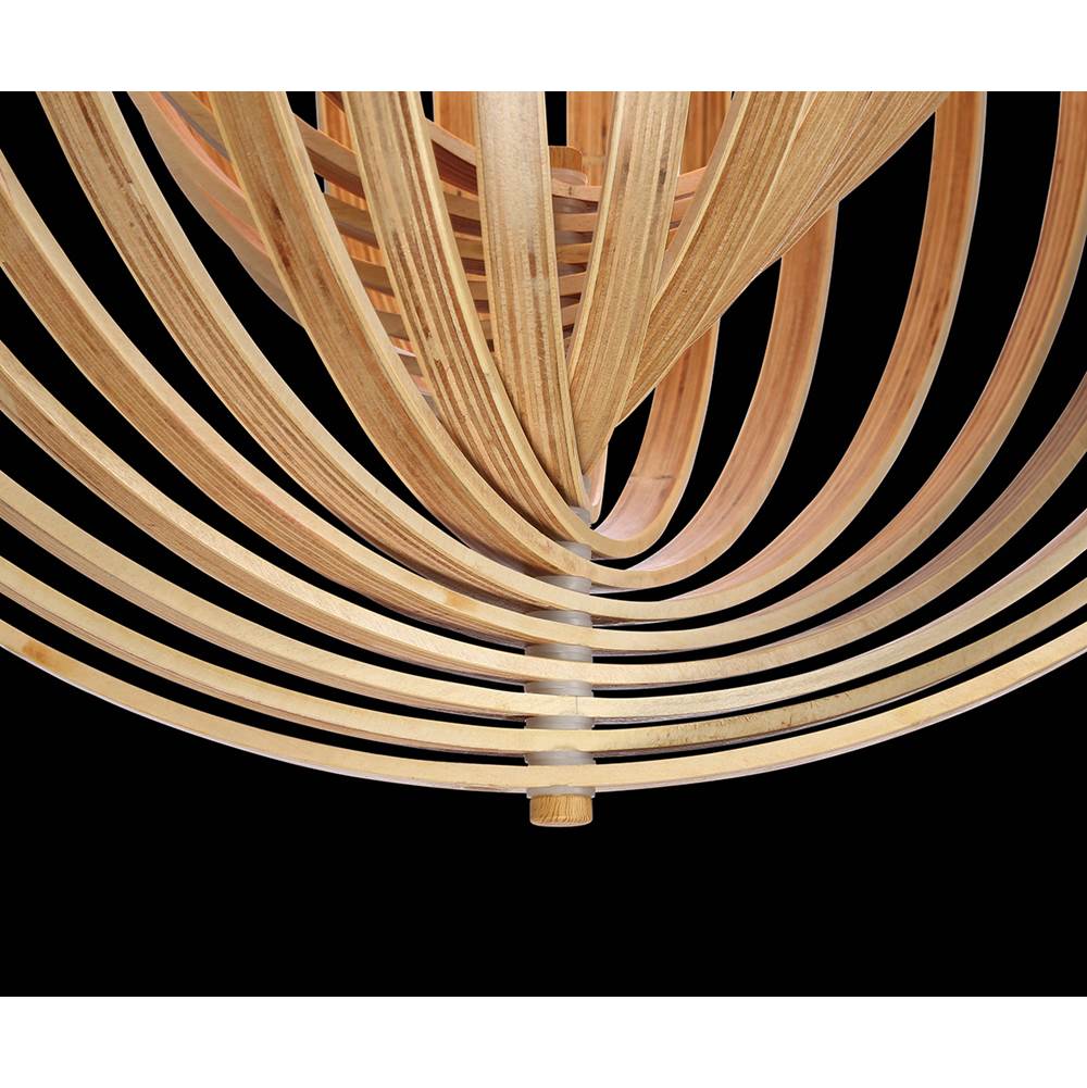Eurofase 31874-014 Wood Abruzzo, Pendant , 18'', Wood Image 4