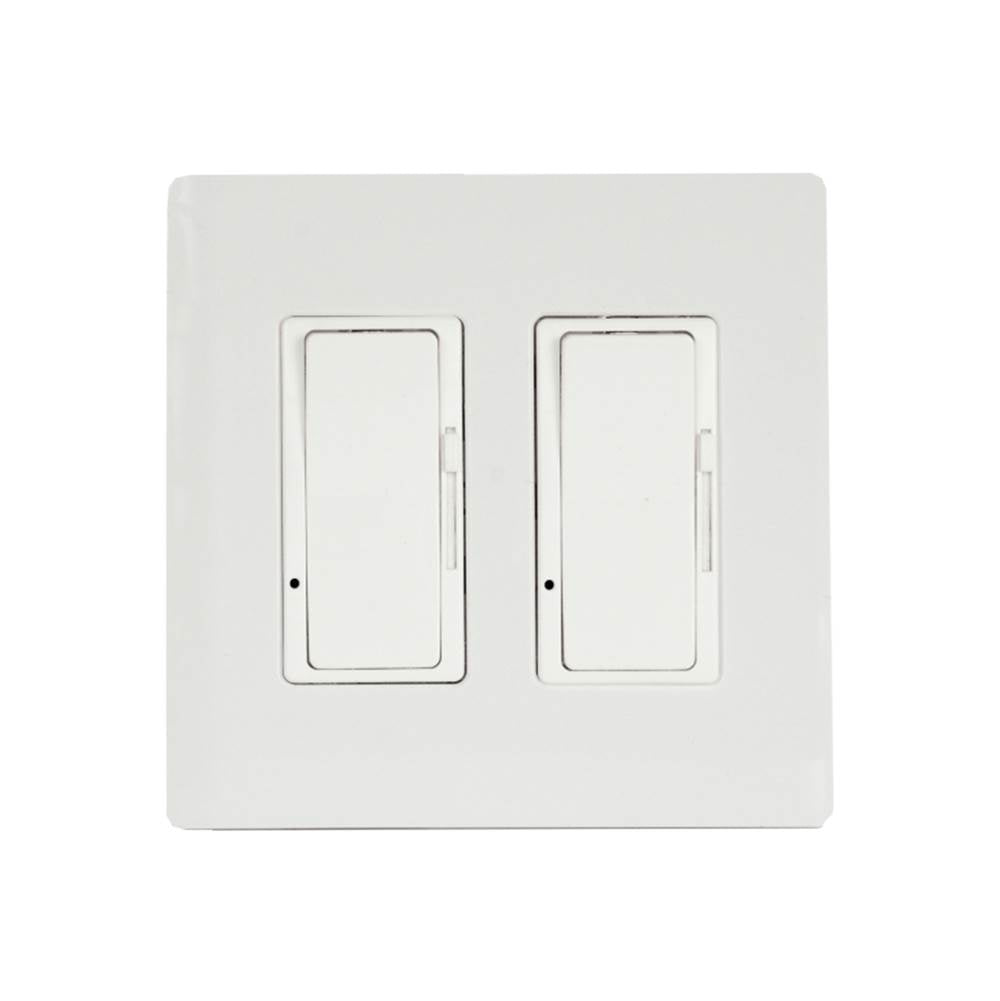 Eurofase Controls Eurofase Efswd2 Dimmer With White Screwless Plate And Box