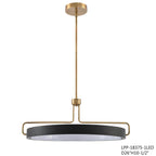 Eurofase 37082-017 Brushed Brass Pemberton, Pendant , 26'', Brushed Brass Image 5