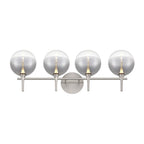 Eurofase 48917-025 Satin Nickel Iissa, Vanity, 4lt, Satin Nickel, Smoked Glass Image 3