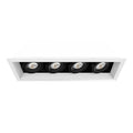 Eurofase  Multiple 15w 4 Lights Trim 40 Degree Gimbal 3000k White/black