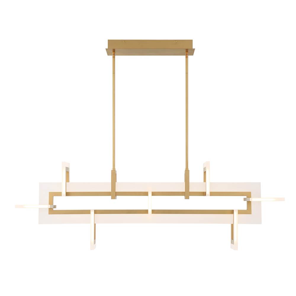 Eurofase 45719-011 Matte Gold Inizio, Chandelier , 48'', Matte Gold Image 4