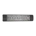 Eurofase EF50480B4 Black Eurofase Ef50480b4 Dual Element 39 Inch 5000 Watt Electric Patio Heater Image 1