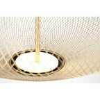 Eurofase 37107-017 Matte Black Park, Pendant, 22'', Matte Black, Gold Steel Image 3