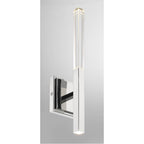 Eurofase Benicio, Wall Sconce, 18'', Polished Nickel, Clear Glass