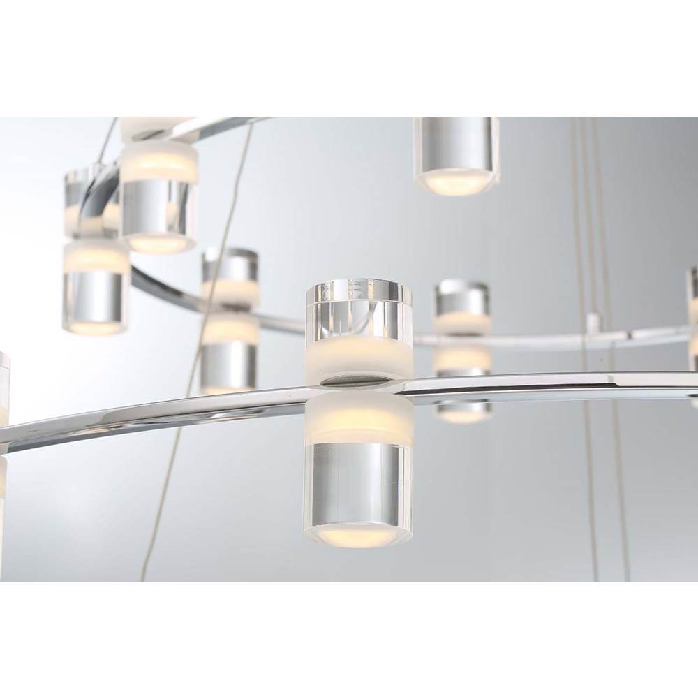 Eurofase 33726-014 Chrome Netto, Chandelier , 33-light, 41'', Chrome Image 3