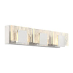 Eurofase 45346-025 Chrome Kasha, Vanity, 3lt, 28'', Chrome, Clear-white Acrylic Image 8