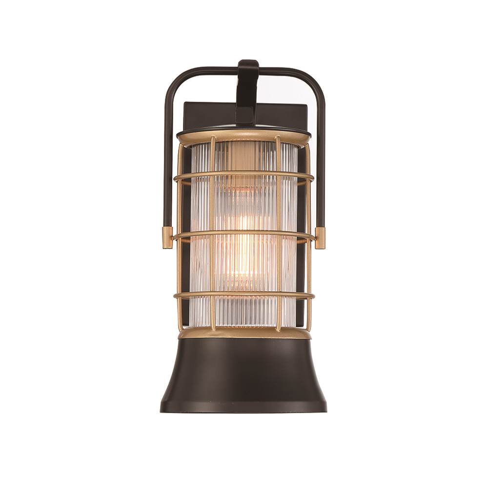 Eurofase 44262-013 Gold Black Mix Rivamar, Outdoor, 13'', Gold-black Mix, Clear Glass Image 1