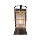 Eurofase 44262-013 Gold Black Mix Rivamar, Outdoor, 13'', Gold-black Mix, Clear Glass Image 1