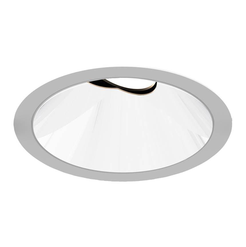 Eurofase Oscar Small 10w Round White Trim White Baffle Gimbal Wide 2700k Clear Lens