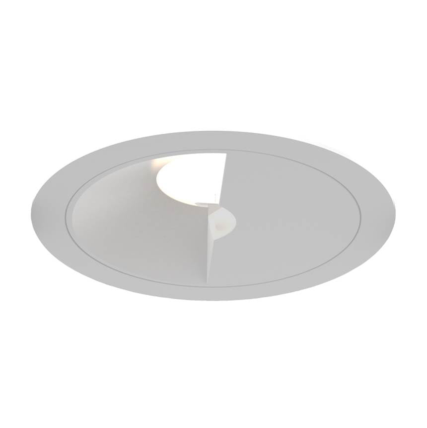 Eurofase OSC4RT02WL022630WFR White Oscar Medium 26w Round White Trim White Baffle Wall Wash Wide 3000k Frosted Lens Image 1
