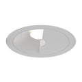 Eurofase OSC4RT02WL021035WCL White Oscar Medium 10w Round White Trim White Baffle Wall Wash Wide 3500k Clear Lens Image 1