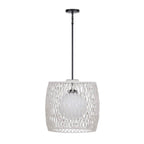 Eurofase 46635-013 Matte Black Lara, Outdoor, 22'', Matte Black, Beige Rope Image 3