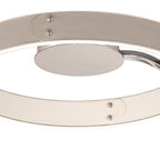 Eurofase 43893-034 Matte Grey Verdura, Flush Mount, 15'', Matte Grey, White Acrylic Image 1