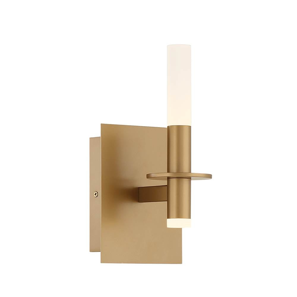 Eurofase 45233-012 Gold Torna, Vanity, 1-light, Gold, White Acrylic Image 1