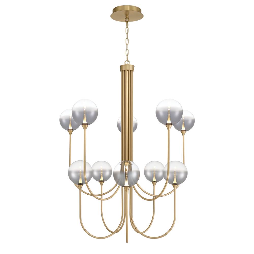 Eurofase 48925-020 Gold Iissa, Chandelier, 10-light, 40'', Gold, Smoked Glass Image 3