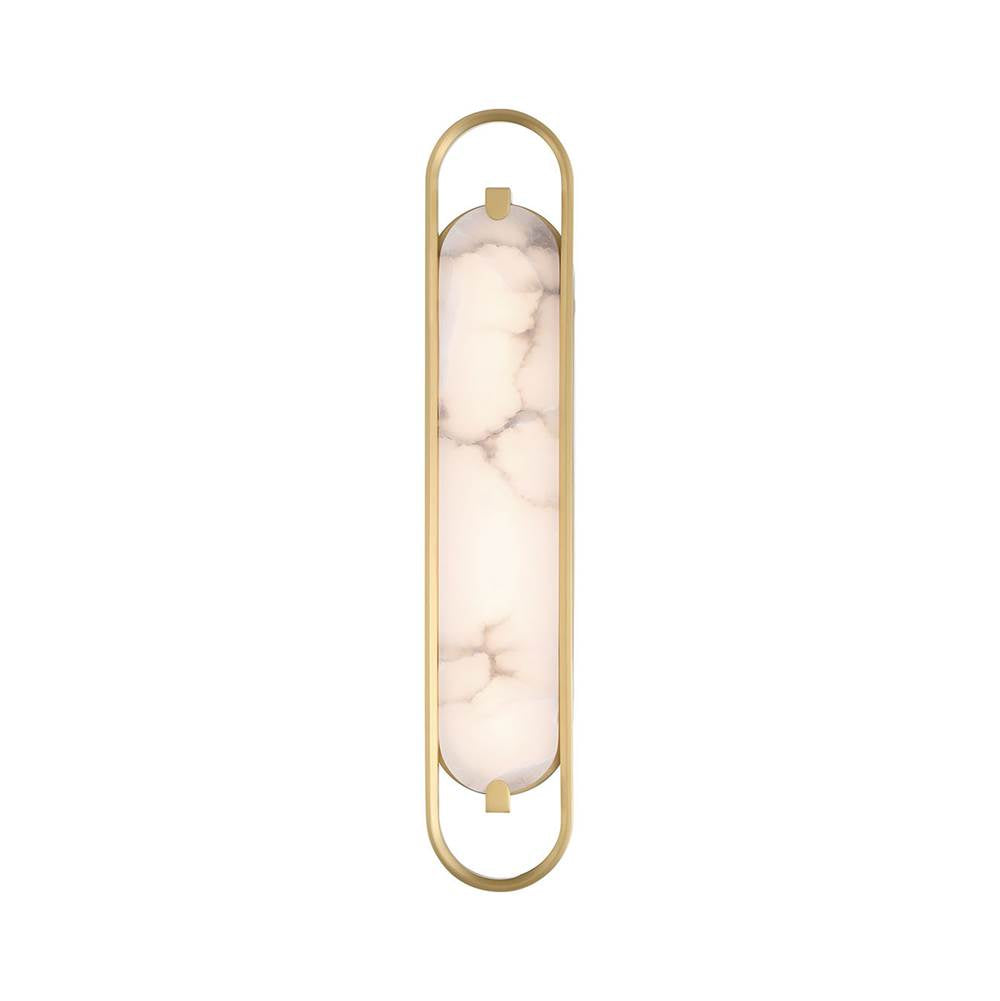 Eurofase 48955-010 Gold Noga, Vanity , 24'', Gold, Alabaster Image 4