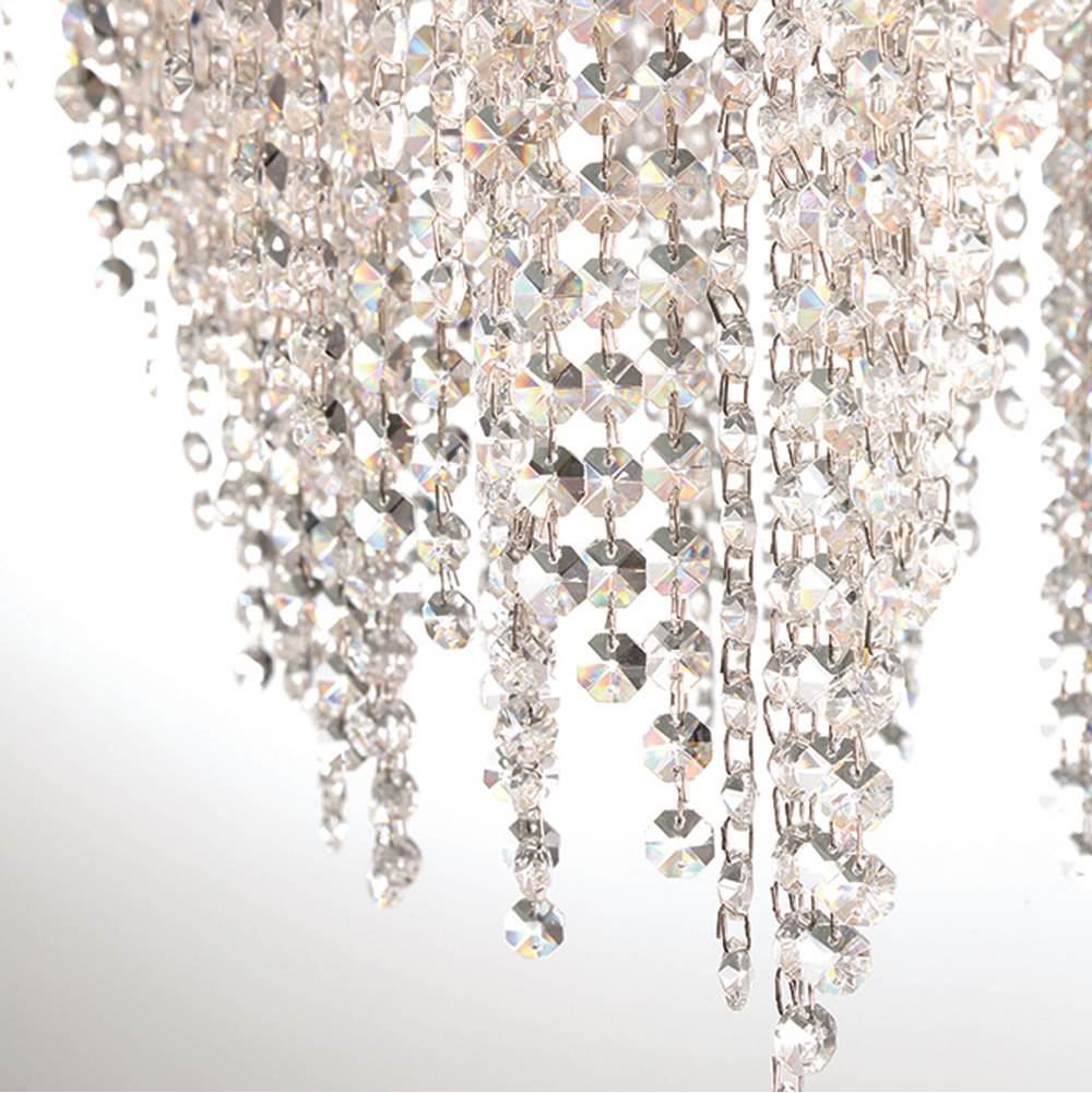 Eurofase 43884-018 Chrome Cohen, Chandelier , 18-light, 48'', Chrome Image 1