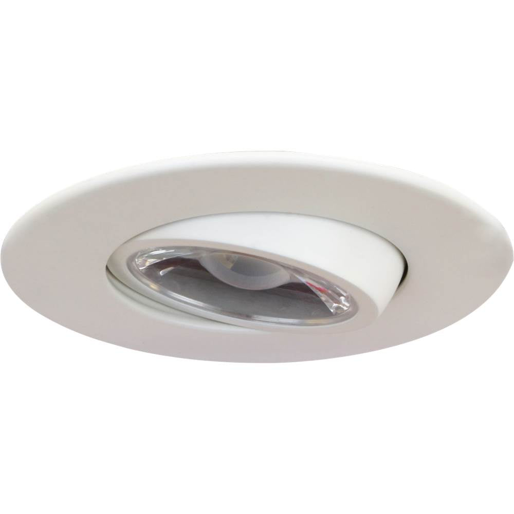 Eurofase 45367-014 White Midway 3'' 8w 1 Light Round Gimbal Trim 5cct White Image 1