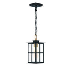 Eurofase 47388-017 Brass Black Mix Greyson, Outdoor, 16'', Brass-black Mix, Clear Glass Image 1