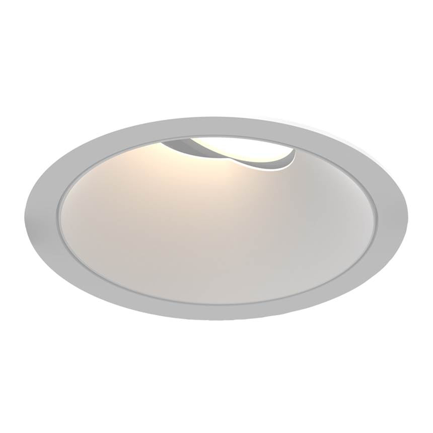 Eurofase OSC3RT02RG021527WCL White Oscar Small 15w Round White Trim White Baffle Gimbal Wide 2700k Clear Lens Image 1