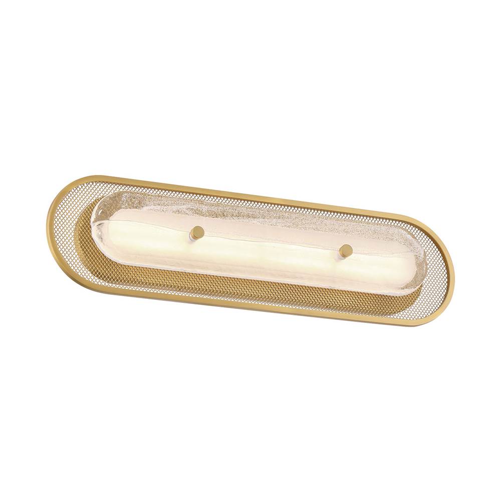 Eurofase 49172-010 Gold Tramore, Wall Sconce, 22'', Gold, Silver Glass Image 1