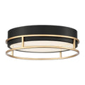 Eurofase 39315-014 Gold Black Mix Grafice, Flush Mount , 13'', Gold-black Mix Image 1