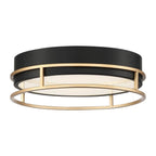 Eurofase 39315-014 Gold Black Mix Grafice, Flush Mount , 13'', Gold-black Mix Image 1