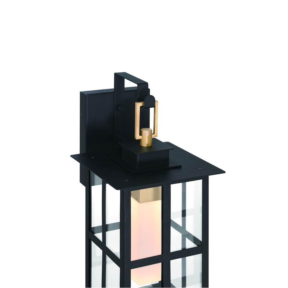 Eurofase 47200-012 Brass Black Mix Greyson, Outdoor, 16'', Brass-black Mix, Clear Glass Image 4