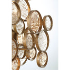 Eurofase 45452-024 Matte Gold Trento, Wall Sconce, 18'', Matte Gold, Clear-amber Glass Image 3