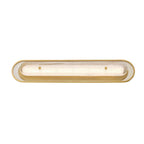 Eurofase 49174-014 Gold Tramore, Wall Sconce, 30'', Gold, Silver Glass Image 5