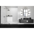 Eurofase 49085-020 Polished Nickel Vine, Vanity, 3lt, Polished Nickel, Opal Glass Image 3