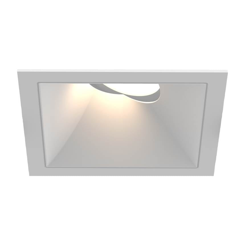 Eurofase OSC4ST02RG022630WCL White Oscar Medium 26w Square White Trim White Baffle Gimbal Wide 3000k Clear Lens Image 1