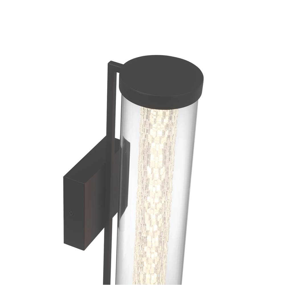 Eurofase Savron, Outdoor, 18'', Matte Black, Clear Glass