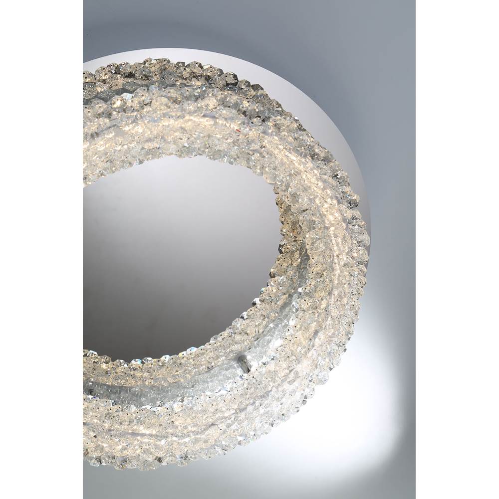Eurofase Sassi, Flush Mount , 15'', Chrome